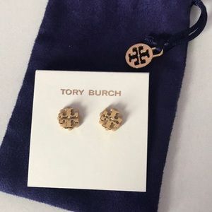 Tory Burch logo studs